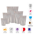 5kg Silver Matt Stand Up Pouch/Bag with Zip Lock [SP8] (100 per pack)