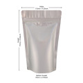 70g Silver Matt Stand Up Pouch/Bag with Zip Lock [SP2] (100 per pack)