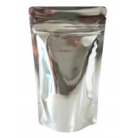 100g Silver Shiny Stand Up Pouch/Bag with Zip Lock [SP9]