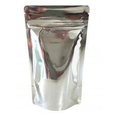 100g Silver Shiny Stand Up Pouch/Bag with Zip Lock [SP9]