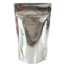 100g Silver Shiny Stand Up Pouch/Bag with Zip Lock [SP9] (100 per pack)