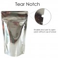 [Sample] 150g Silver Shiny Stand Up Pouch/Bag with Zip Lock [SP3]