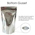 150g Silver Shiny Stand Up Pouch/Bag with Zip Lock [SP3] (100 per pack)