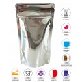 [Sample] 250g Silver Shiny Stand Up Pouch/Bag with Zip Lock [SP4]
