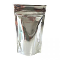 40g Silver Shiny Stand Up Pouch/Bag with Zip Lock [SP1]