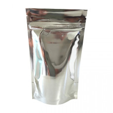 40g Silver Shiny Stand Up Pouch/Bag with Zip Lock [SP1]