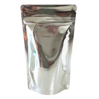 500g Silver Shiny Stand Up Pouch/Bag with Zip Lock [SP5] (100 per pack)