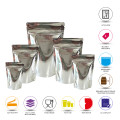 500g Silver Shiny Stand Up Pouch/Bag with Zip Lock [SP5] (100 per pack)