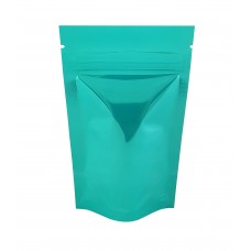 40g Turquoise Shiny Stand Up Pouch/Bag with Zip Lock [SP1]