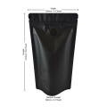 [Sample] 150g Black Matt With Valve Stand Up Pouch/Bag with Zip Lock [SP3]