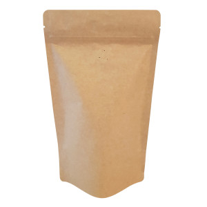 [Sample] 150g Kraft Paper With Valve Stand Up Pouch/Bag with Zip Lock [SP3]