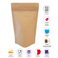 [Sample] 500g Kraft Paper With Valve Stand Up Pouch/Bag with Zip Lock [SP5]