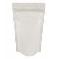 [Sample] 150g Matt White With Valve Stand Up Pouch/Bag with Zip Lock [SP3]