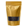 1kg Window Gold Matt Stand Up Pouch/Bag with Zip Lock [SP6] (100 per pack)