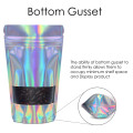 50g Window Holographic Stand Up Pouch/Bag with Zip Lock [WP1] (100 per pack)