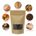 750g Window Kraft Paper Stand Up Pouch/Bag with Zip Lock [SP11]