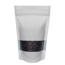 40g Window White Matt Stand Up Pouch/Bag with Zip Lock [SP1] 