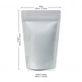 [Sample] 40g White Paper Stand Up Pouch/Bag with Zip Lock [SP1]