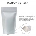 70g White Paper Stand Up Pouch/Bag with Zip Lock [SP2]