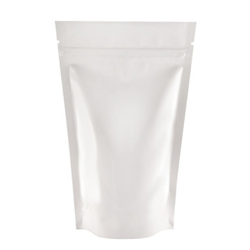 40g White Shiny Stand Up Pouch/Bag with Zip Lock [SP1]