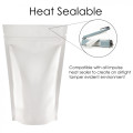 40g White Shiny Stand Up Pouch/Bag with Zip Lock [SP1]
