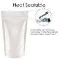 500g White Shiny Stand Up Pouch/Bag with Zip Lock [SP5] (100 per pack)