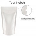 750g White Shiny Stand Up Pouch/Bag with Zip Lock [SP11]