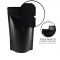 100g Black Matt Stand Up Pouch/Bag with Zip Lock [SP9] (100 per pack)