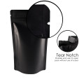 3kg Black Matt Stand Up Pouch/Bag with Zip Lock [SP7] (100 per pack)
