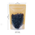 [Sample] 70g Kraft Paper One Side Clear Stand Up Pouch/Bag with Zip Lock [SP2]