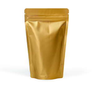 [Sample] 150g Gold Matt Stand Up Pouch/Bag with Zip Lock [SP3]