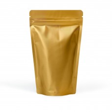 250g Gold Matt Stand Up Pouch/Bag with Zip Lock [SP4] (100 per pack)