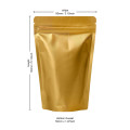 40g Gold Matt Stand Up Pouch/Bag with Zip Lock [SP1] (100 per pack)