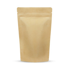 100g Kraft Paper Stand Up Pouch/Bag with Zip Lock [SP9] (100 per pack)