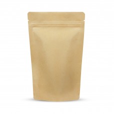 150g Kraft Paper Stand Up Pouch/Bag with Zip Lock [SP3] (100 per pack)