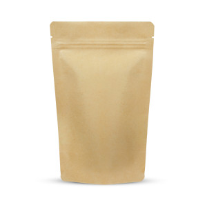 [Sample] 1kg Kraft Paper Stand Up Pouch/Bag with Zip Lock [SP6]