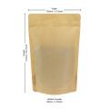 [Sample] 150g  Recyclable Brown Matt Stand Up Pouch/Bag with Zip Lock [SP3]
