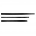 140mm Black Matt Tin-Ties Closing Strips (100 per pack)