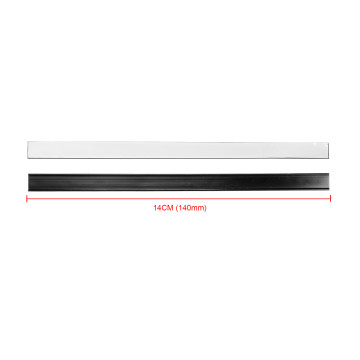 140mm Black Matt Tin Tie Closing Strips (100 per pack)