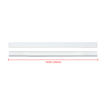 140mm White Matt Tin-Ties Closing Strips (100 per pack)