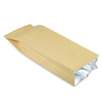 250g 90x270mm Valve Kraft Paper Side Gusset Pouch/Bag (100 per pack)