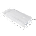 1kg 135x410mm Valve White Matt Side Gusset Pouch/Bag (100 per pack)