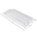 250g 90x270mm Valve White Matt Side Gusset Pouch/Bag (100 per pack)