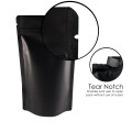 5kg Black Matt With Valve Stand Up Pouch/Bag with Zip Lock [SP8] (100 per pack)