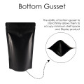 5kg Black Matt With Valve Stand Up Pouch/Bag with Zip Lock [SP8] (100 per pack)