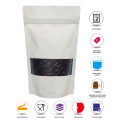 70g Window White Matt Stand Up Pouch/Bag with Zip Lock [SP2] (100 per pack)