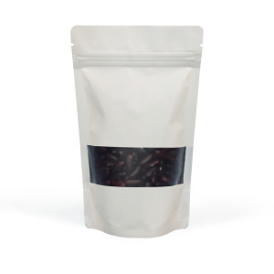 [Sample] 70g Window White Matt Stand Up Pouch/Bag with Zip Lock [SP2]