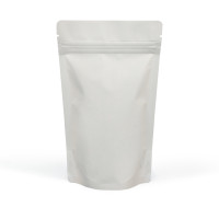 100g White Matt Stand Up Pouch/Bag with Zip Lock [SP9] (100 per pack)