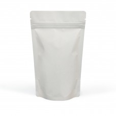 150g White Matt Stand Up Pouch/Bag with Zip Lock [SP3] (100 per pack)