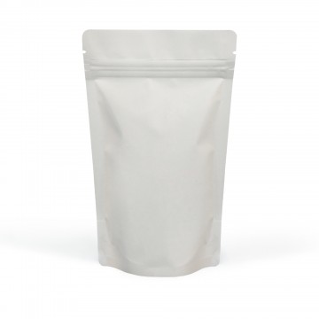 [Sample] 250g White Matt Stand Up Pouch/Bag with Zip Lock [SP4]